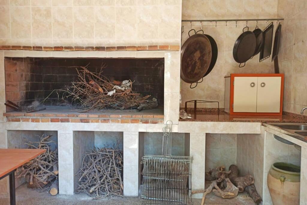 Villa Rustica Privada Con Gran Chalet Y Piscina Elche Kültér fotó